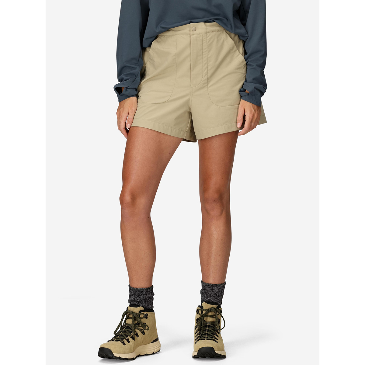 Marmot Women's AirExchange UPF 40 Shorts 4" 女款 W Aeroflex 防曬快乾彈性短褲 M16063-21987 Chinchilla [HappyOutdoor]