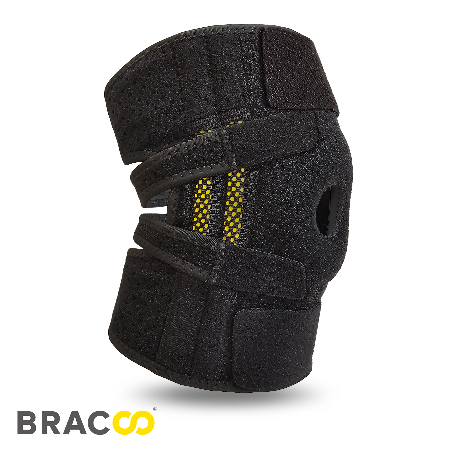 BRACOO奔酷 KP32雙支撐透氣親膚可調護膝