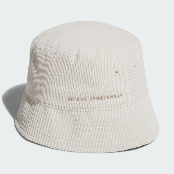 Adidas MH Bucket SE JH3716 男女 漁夫帽 帽子 休閒 遮陽 燈芯絨 愛迪達 米白