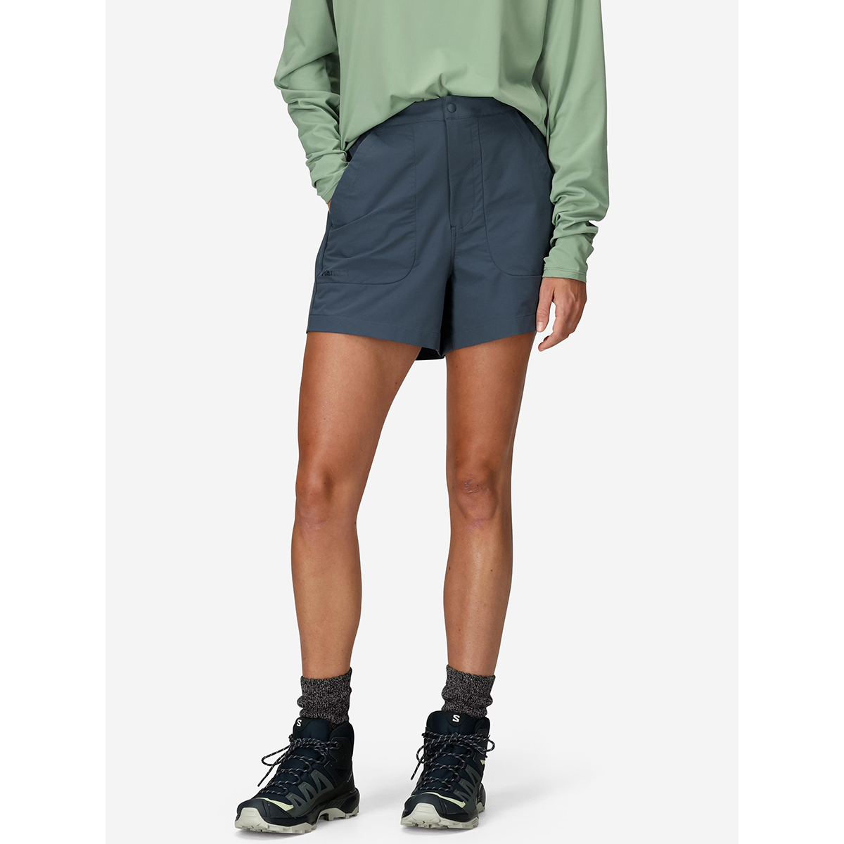 Marmot Women's AirExchange UPF 40 Shorts 4" 女款 W Aeroflex 防曬快乾彈性短褲 M16063-24369 Thunderhead [HappyOutdoor]