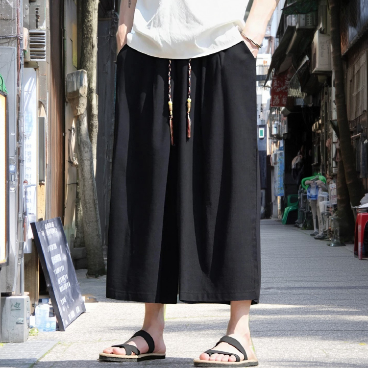 蟬翼寬褲