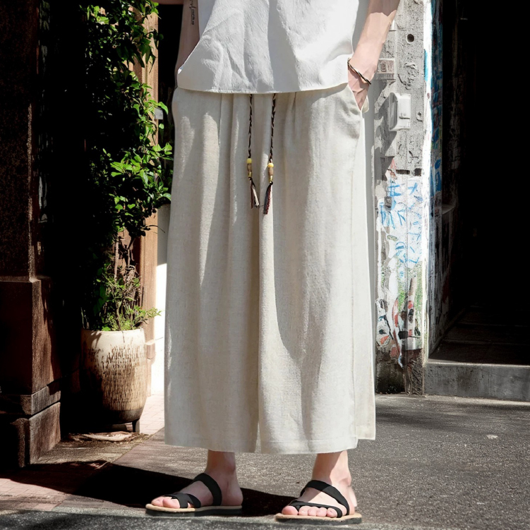 蟬翼寬褲