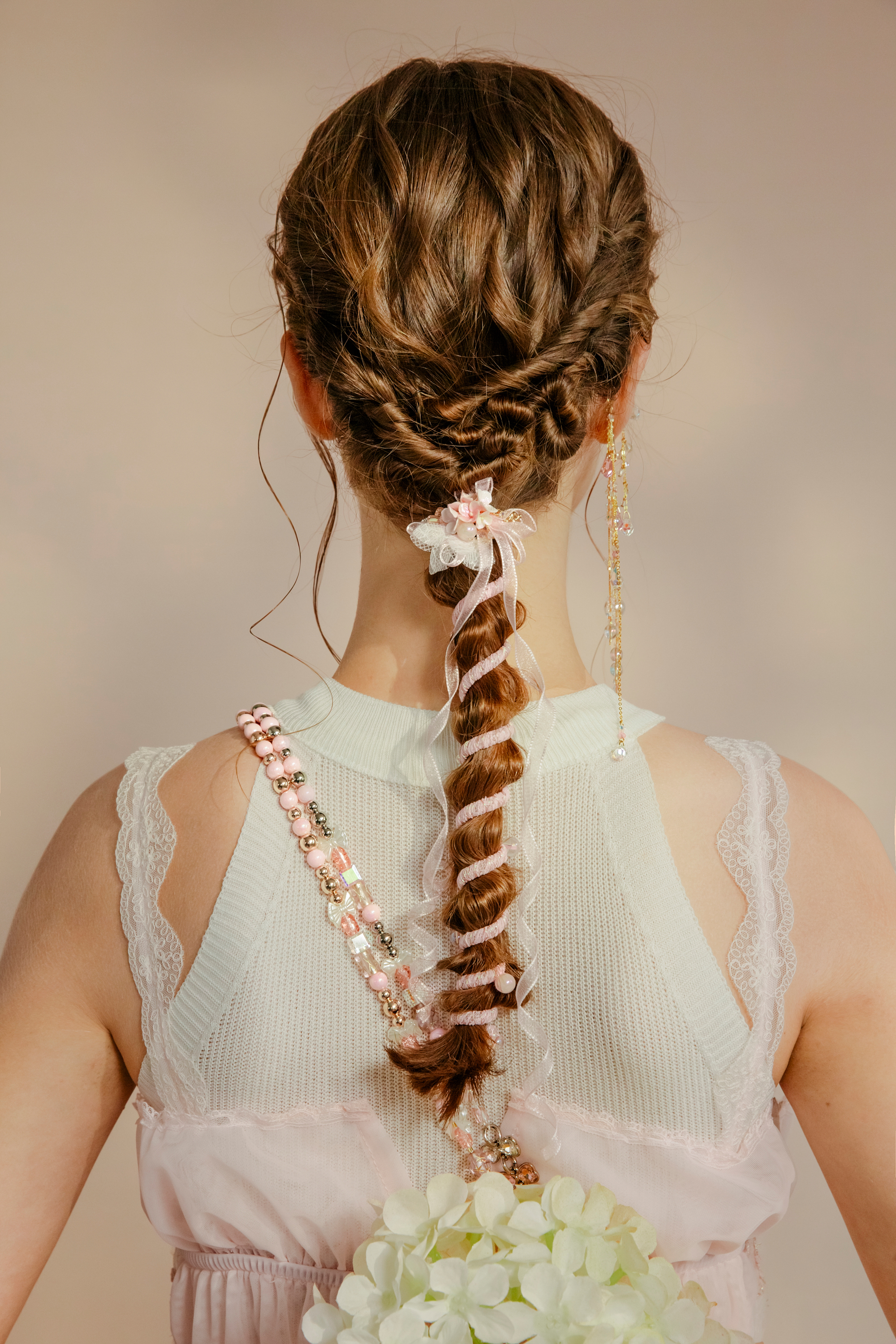 Peekaboo Playful Telephone Wire Ponytail Clip