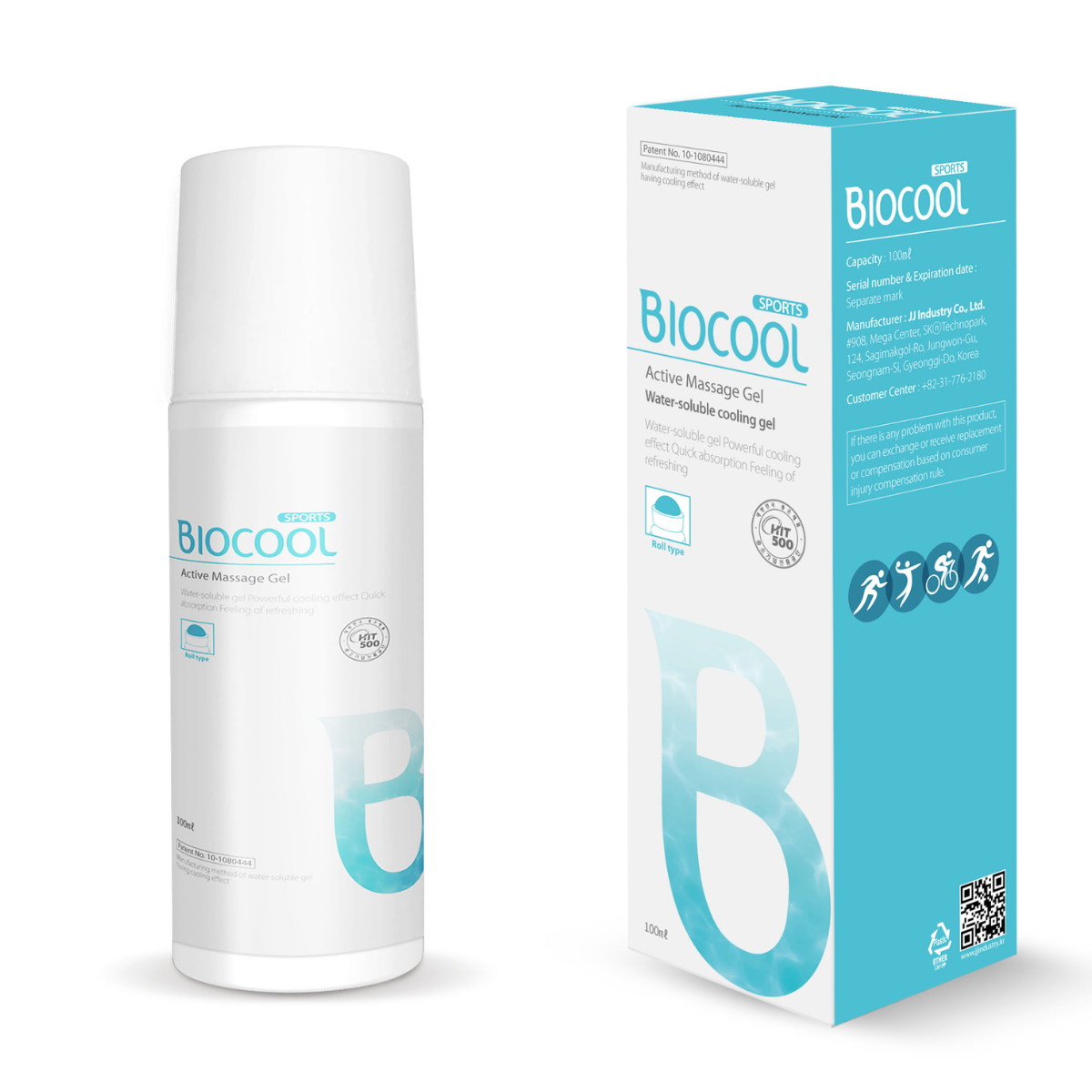 BIOCOOL - 天然特強薄荷按摩膏 100ml (滾珠裝)