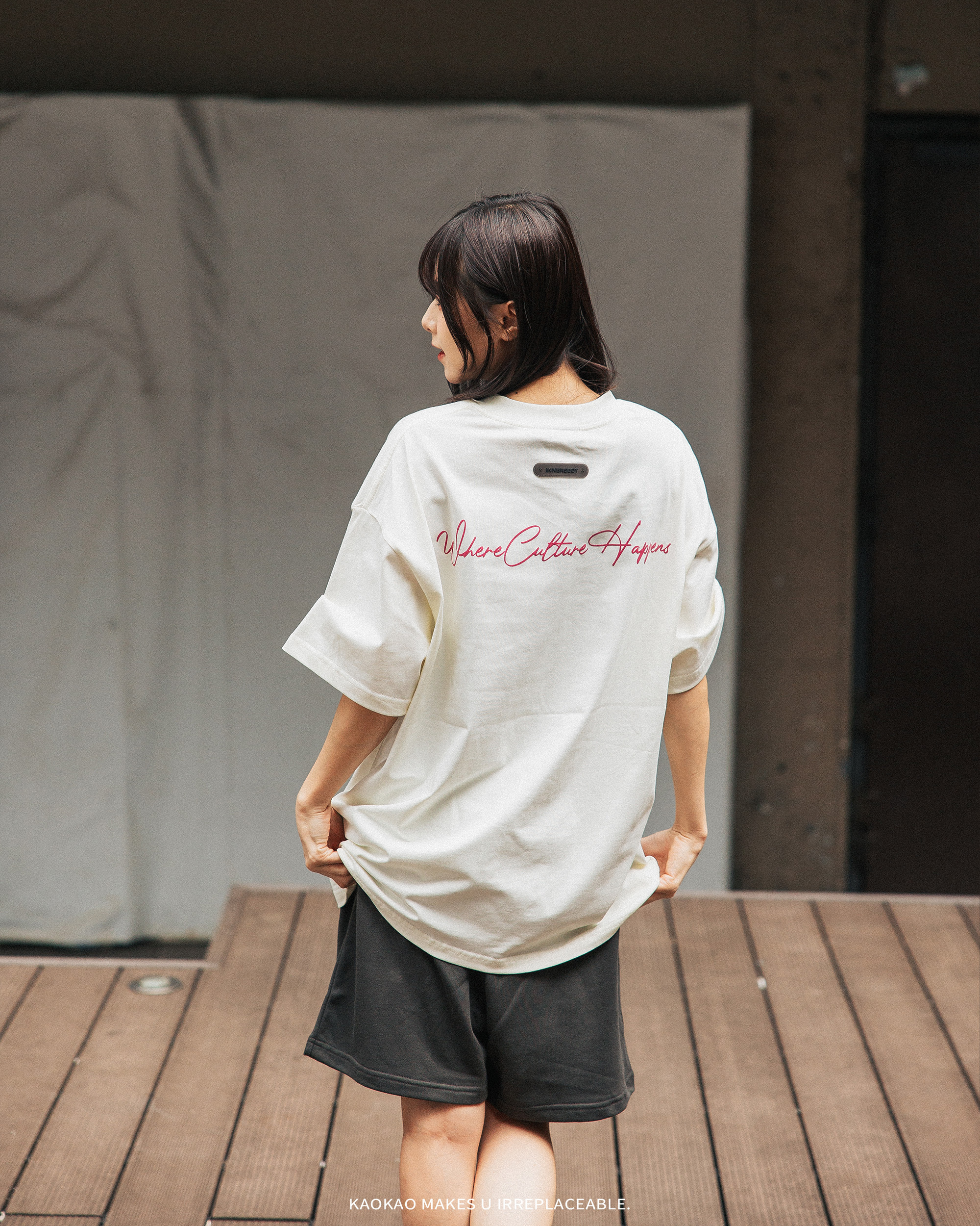 INNERSECT 三生萬物 心碎旅店 情人粉色款 印花短T INN25SSTTE602