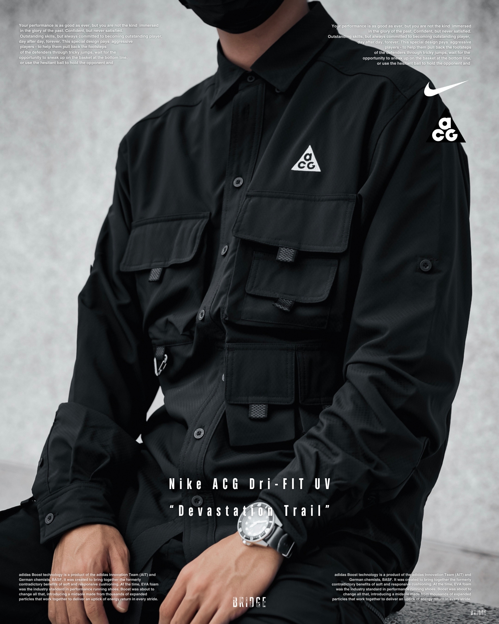 『抵抗夏威夷的紫外線 ☀️』Nike ACG Dri-FIT UV “Devastation Trail” 抗UV長袖 DN3937-010