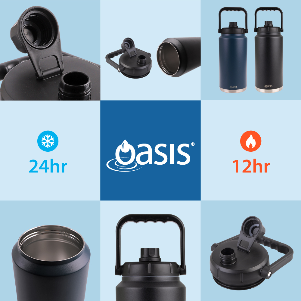 澳洲 Oasis 雙層真空大容量保溫壺 3800ml