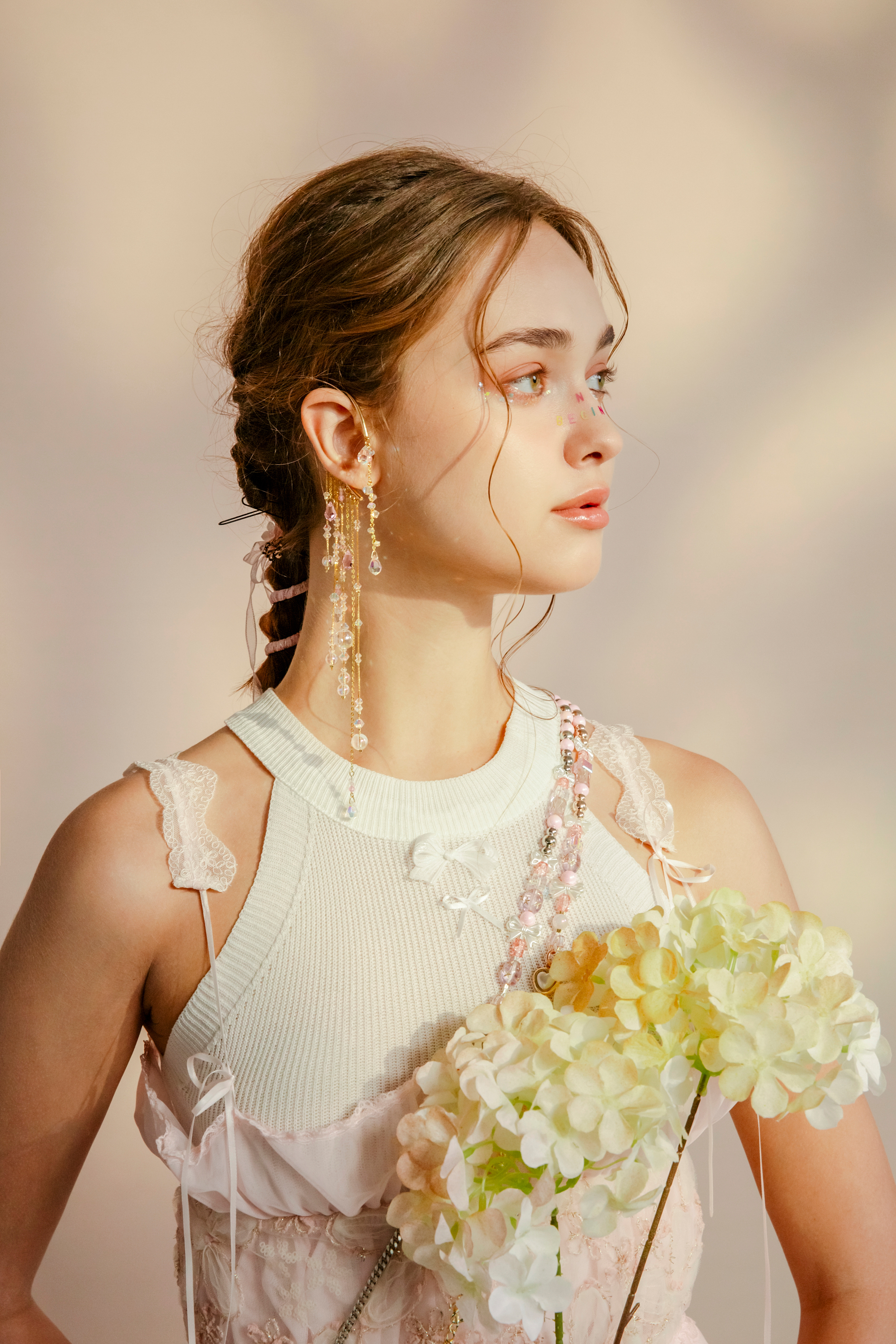 Boundless Veil Bubbly Waterfall Ear Cuffs