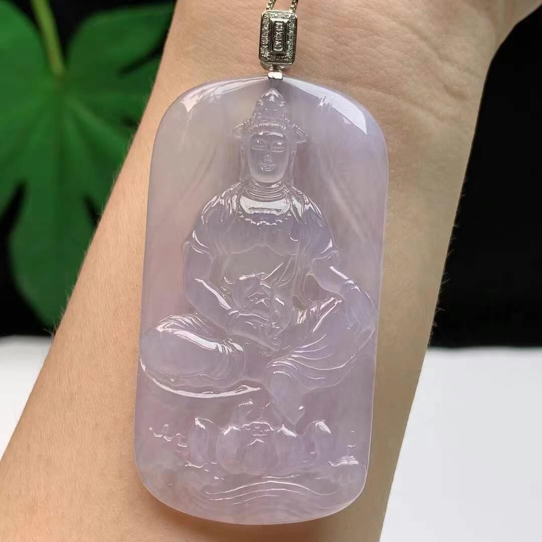 618345 翡翠大勢至菩薩