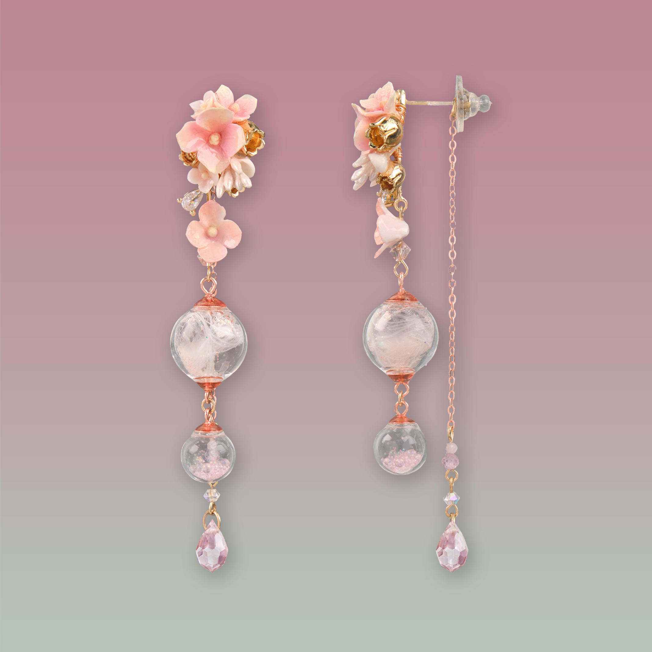 羽光溫室POMPOM耳環