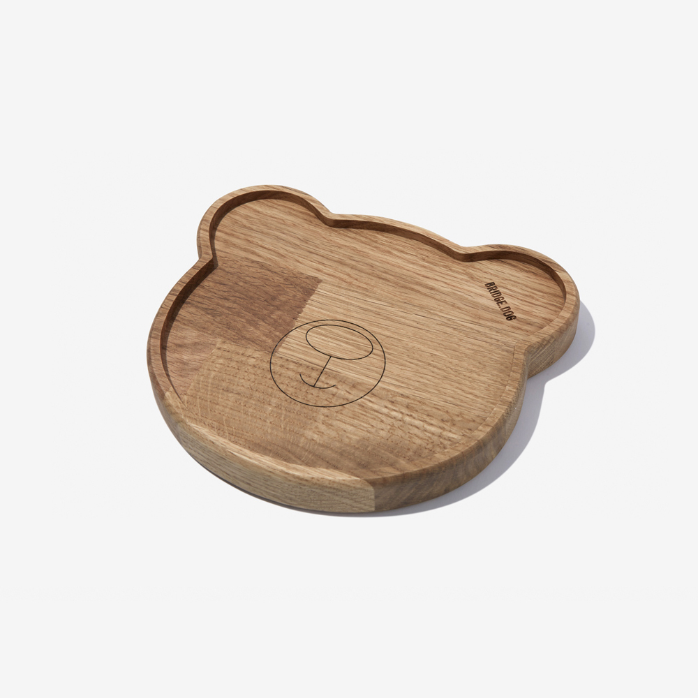 BRIDGE. DOG 泰迪原木碗架