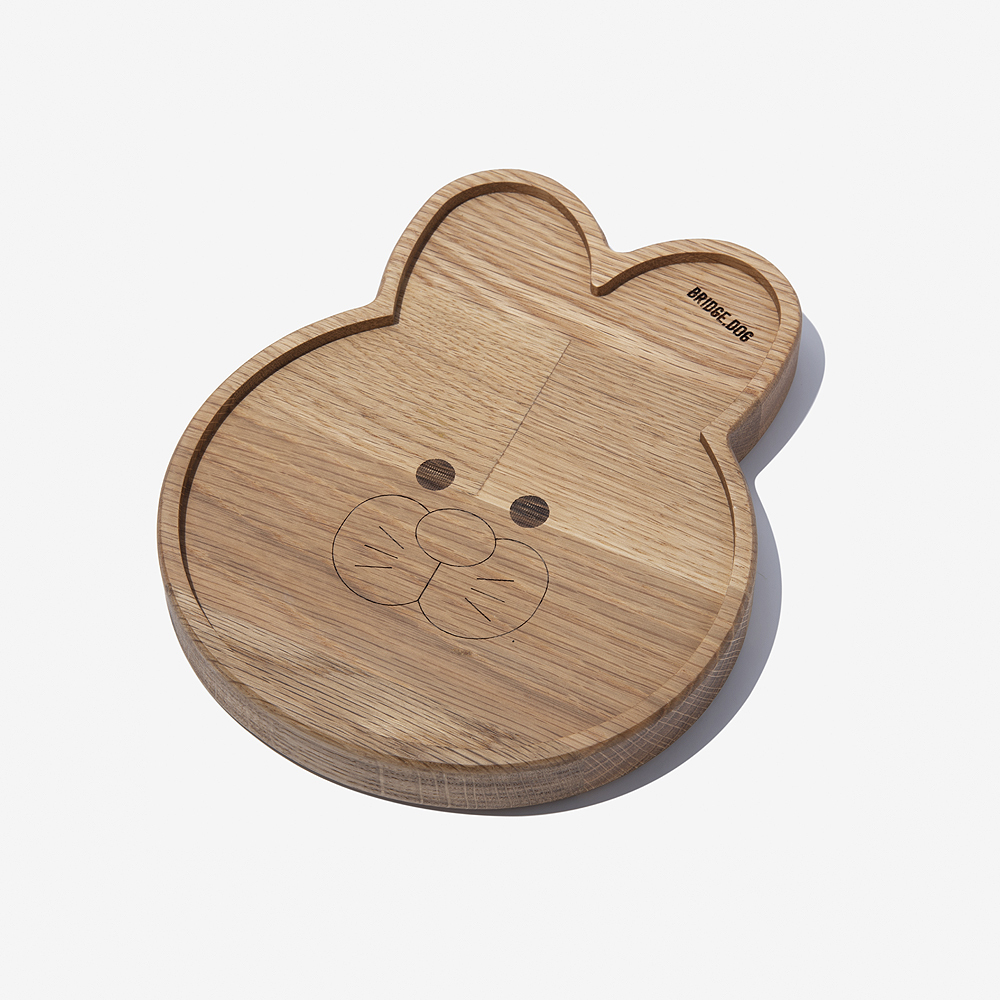BRIDGE. DOG 邦尼兔原木碗架