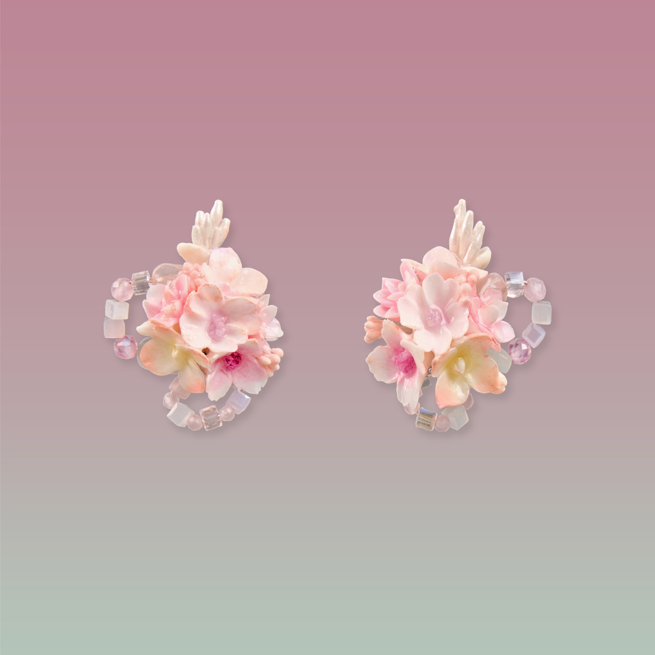 Bloom in the Pavilion Posy Earrings