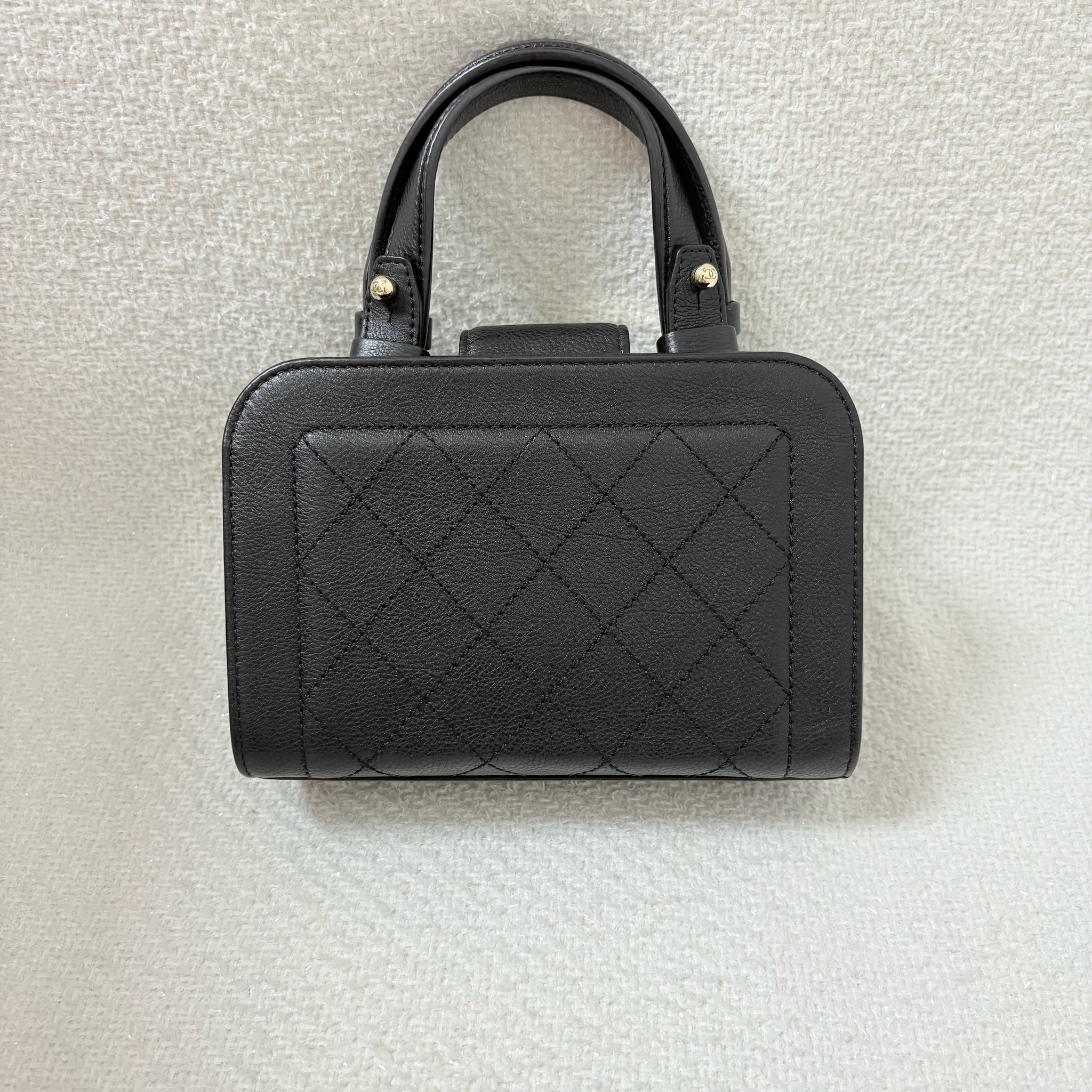 Chanel Mini Cruise Bag - Black / Ghw