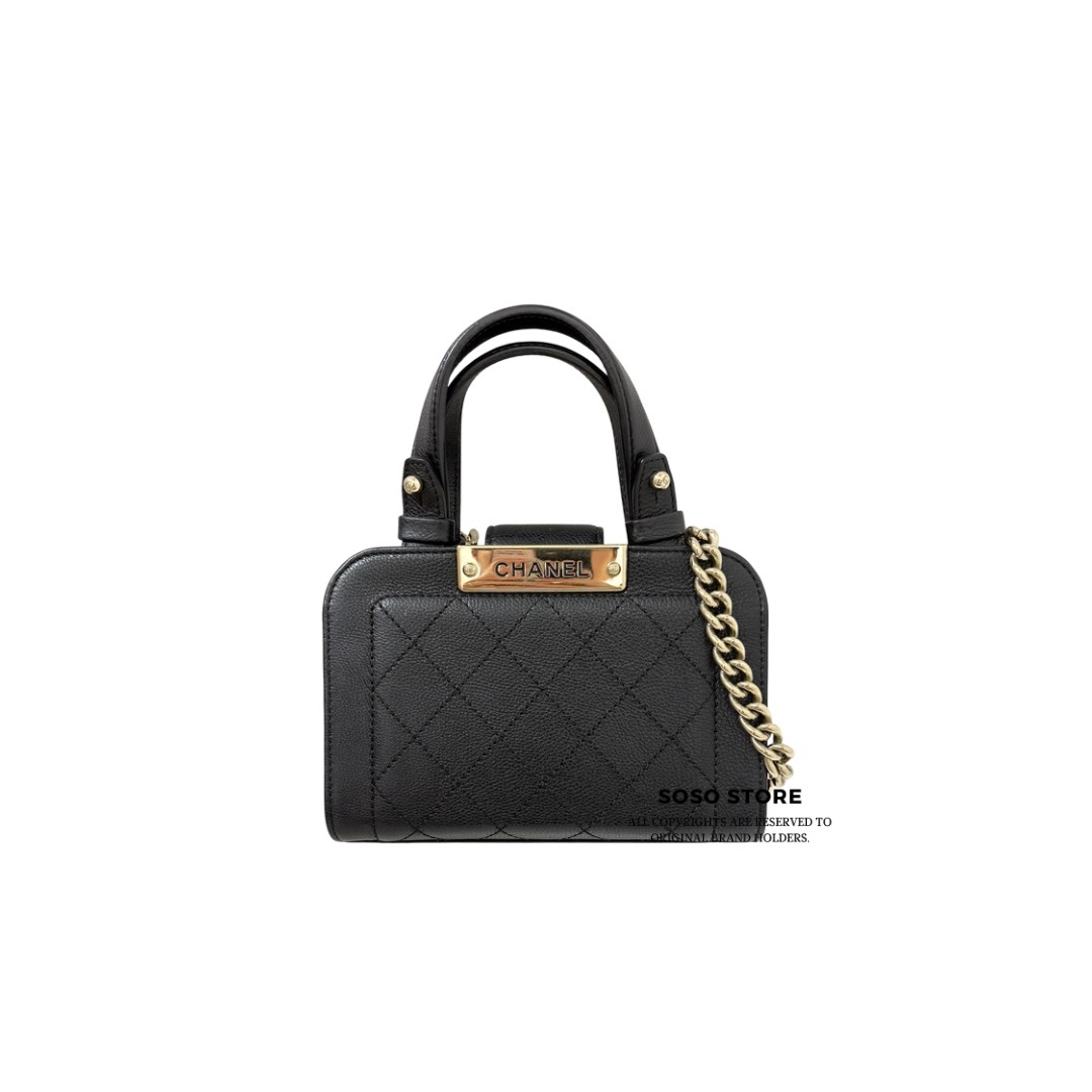 Chanel Mini Cruise Bag - Black / Ghw
