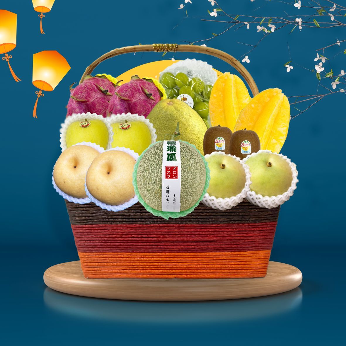 中秋錦繡果籃-M615-01