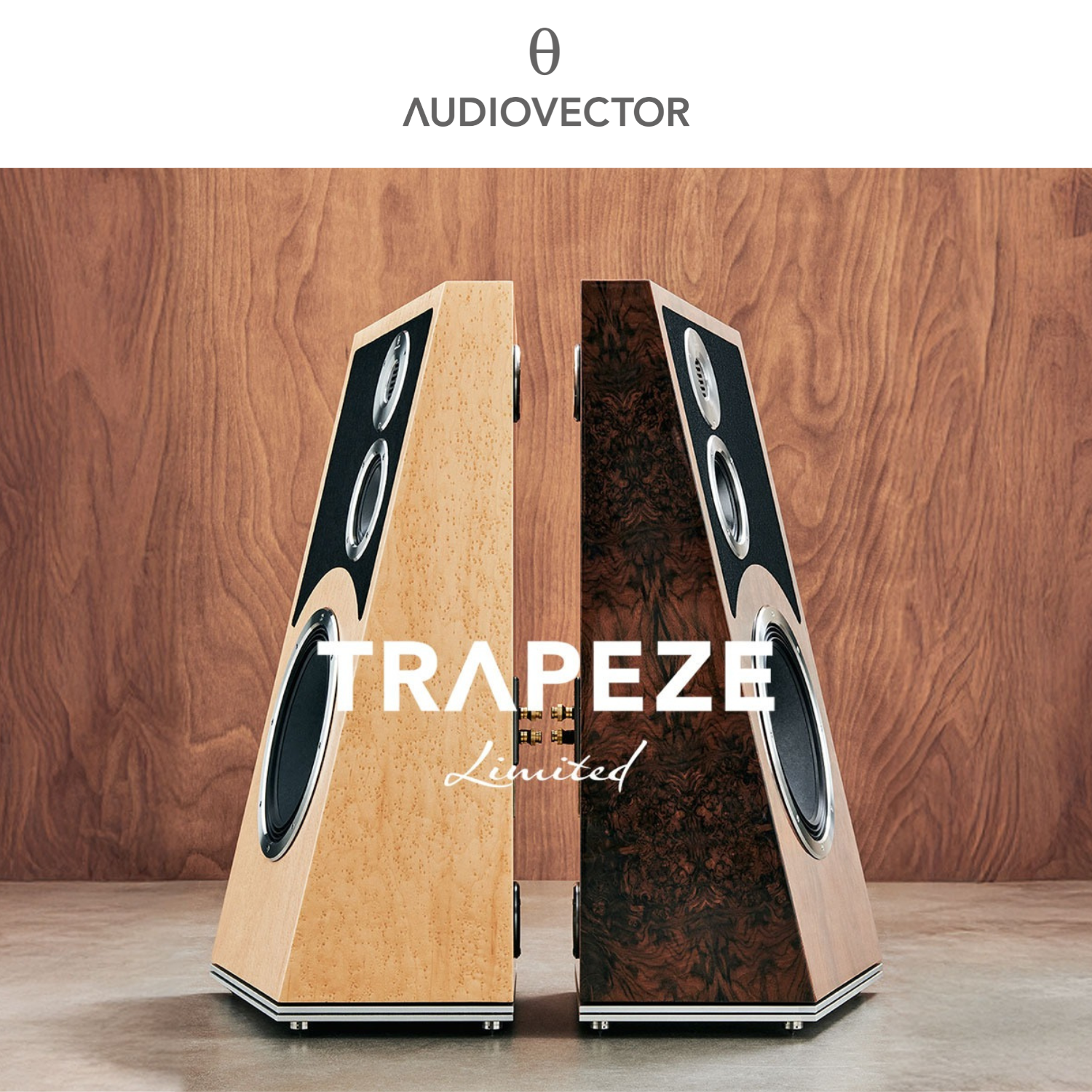 【Limited Edition 30 Pairs Worldwide Only】Audiovector Trapeze Reimagined Speaker