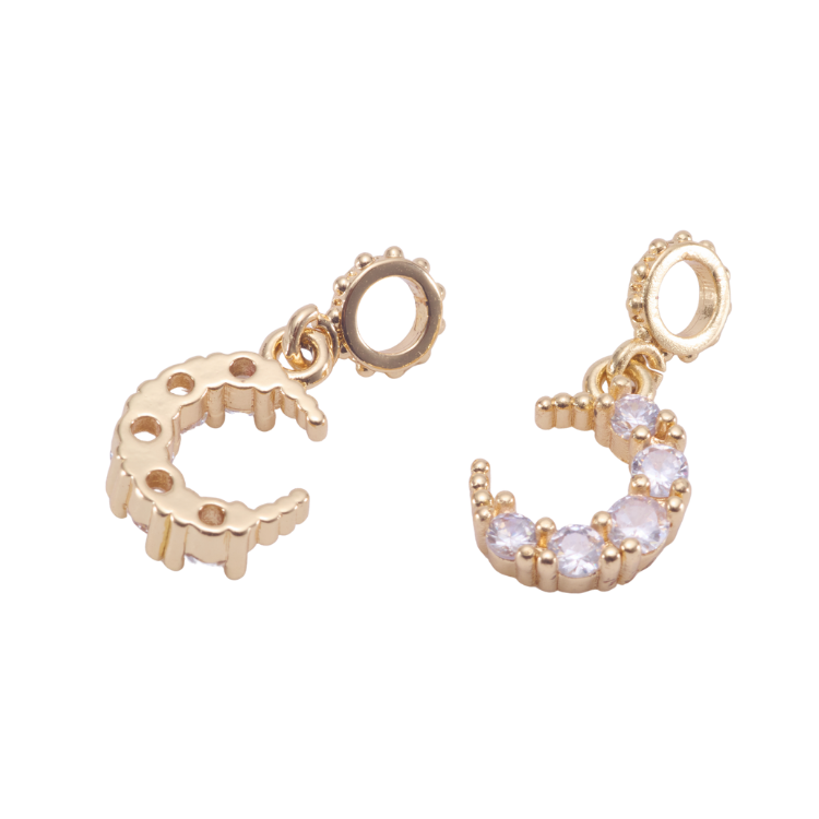 月亮跑環｜K金｜吊飾