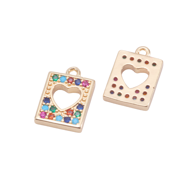 愛心牌｜K金｜吊飾