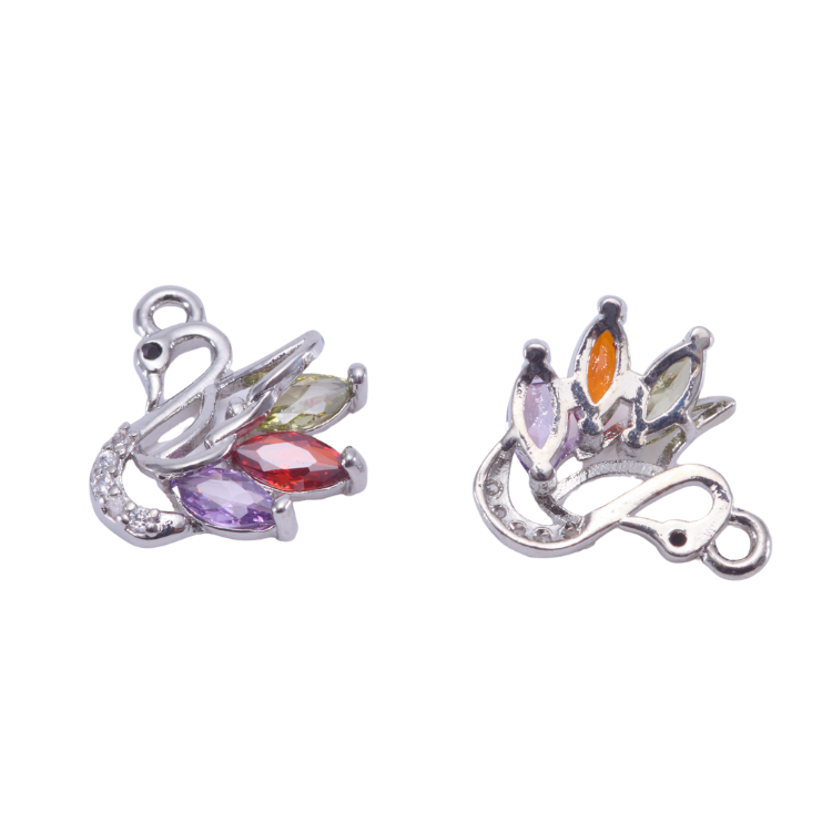 天鵝｜K金｜吊飾