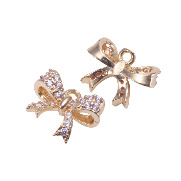 蝴蝶結｜K金｜吊飾