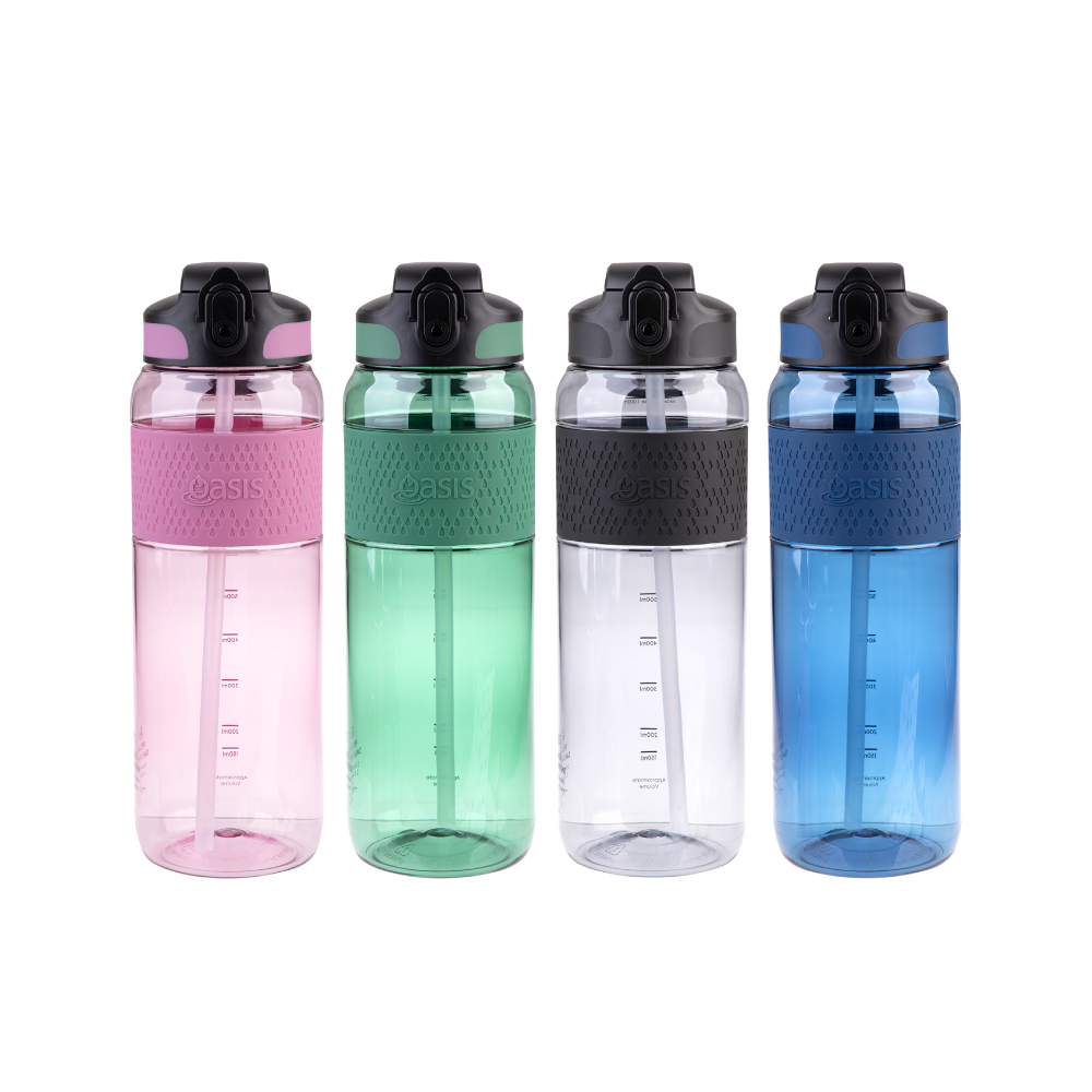 澳洲 Oasis Tritan 彈蓋吸管運動水瓶 1000ml
