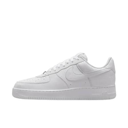 Kobe Bryant x Nike Air Force 1 Low "Triple White" 全白 蛇麟 刺繡背號 男鞋 IB0018-100
