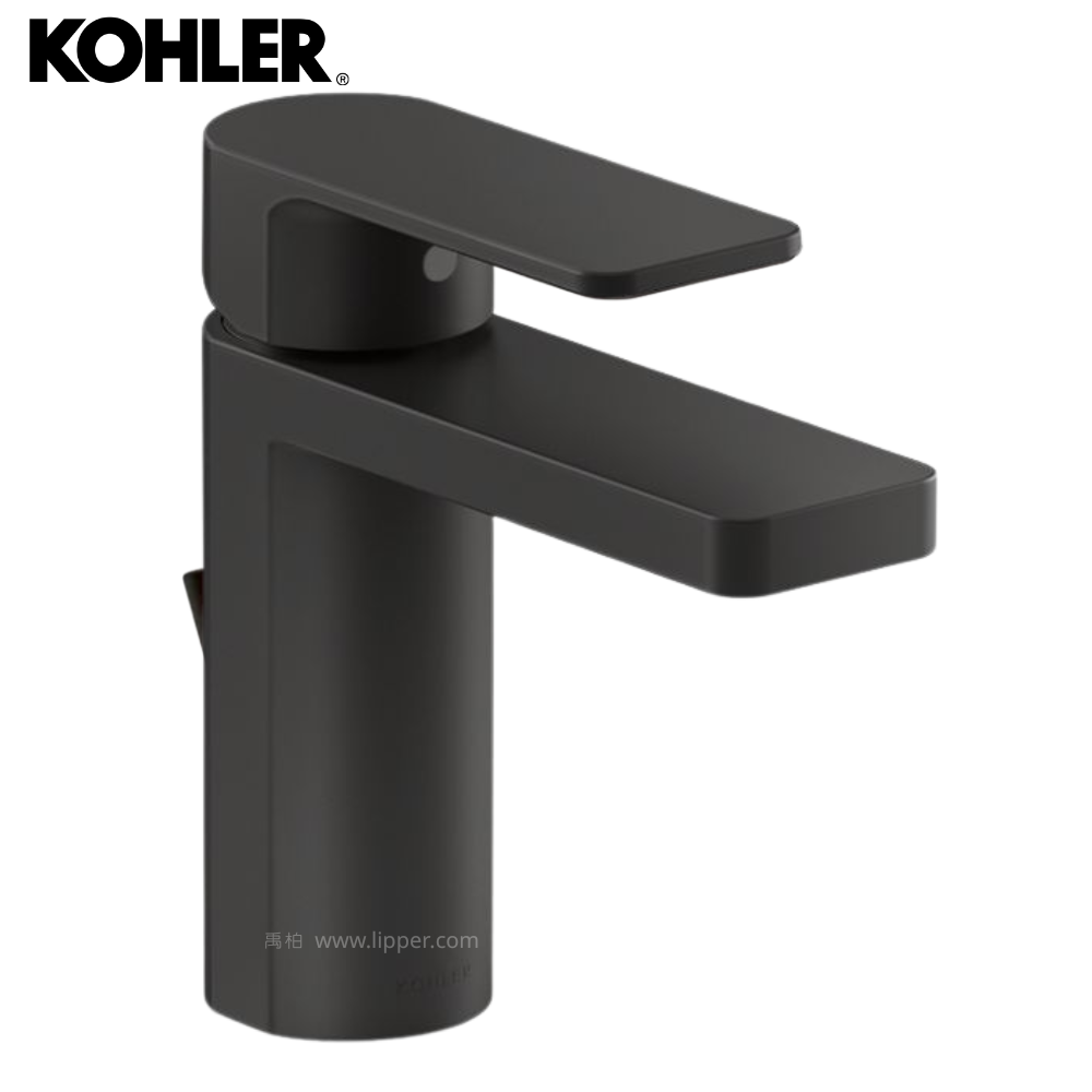 ★ 個性盡顯優惠 ★ KOHLER Parallel 臉盆龍頭(啞光黑) K-23472T-4-BL