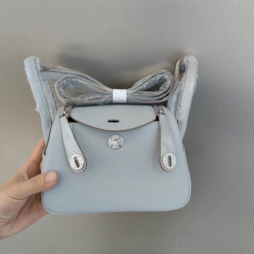 真皮荔枝紋迷你LINDY包(20cm)