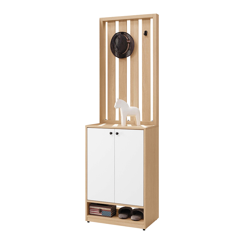 尚恩2尺造型屏風鞋櫃/玄關收納櫃/隔間置物櫃