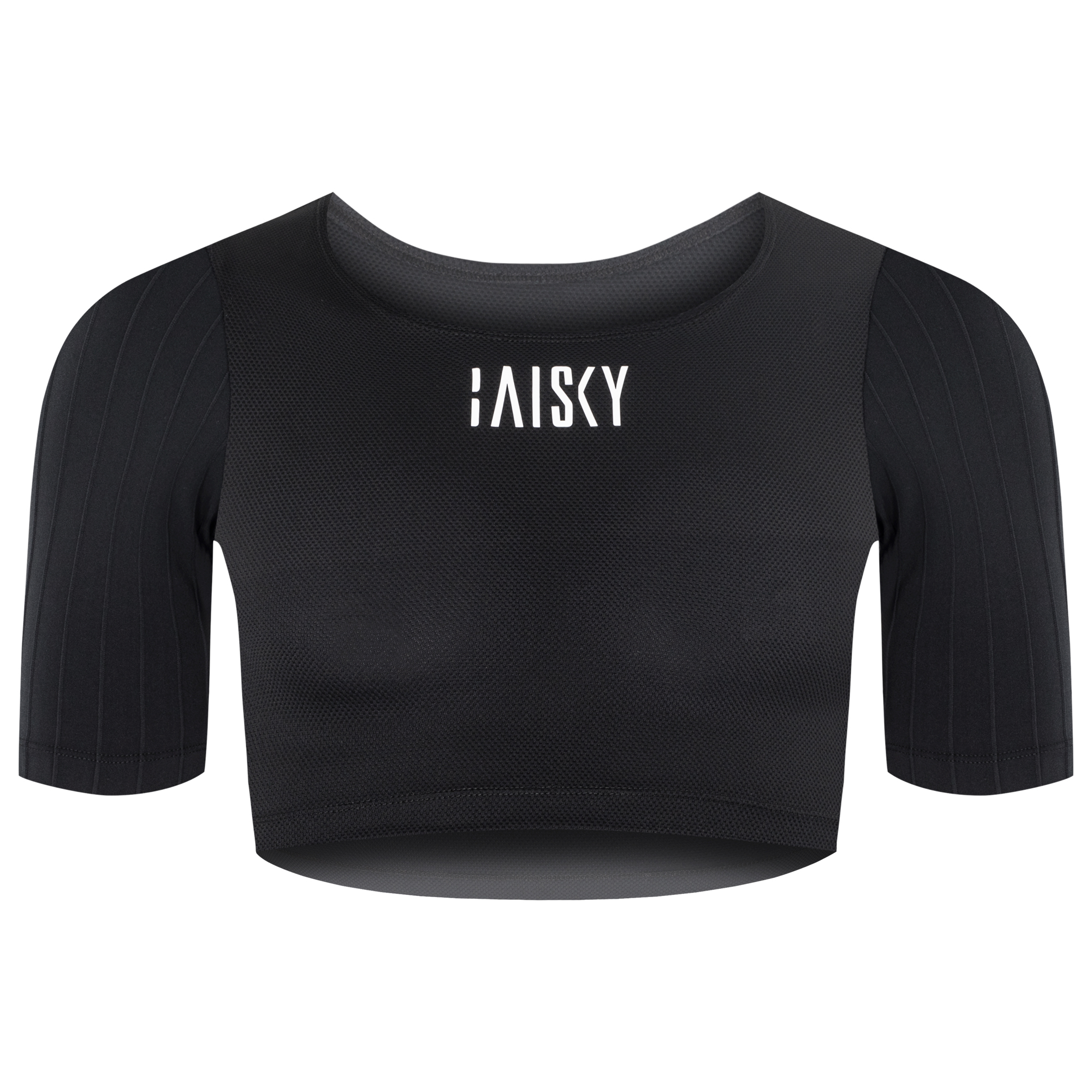 訓練短袖半截內搭衣 黑