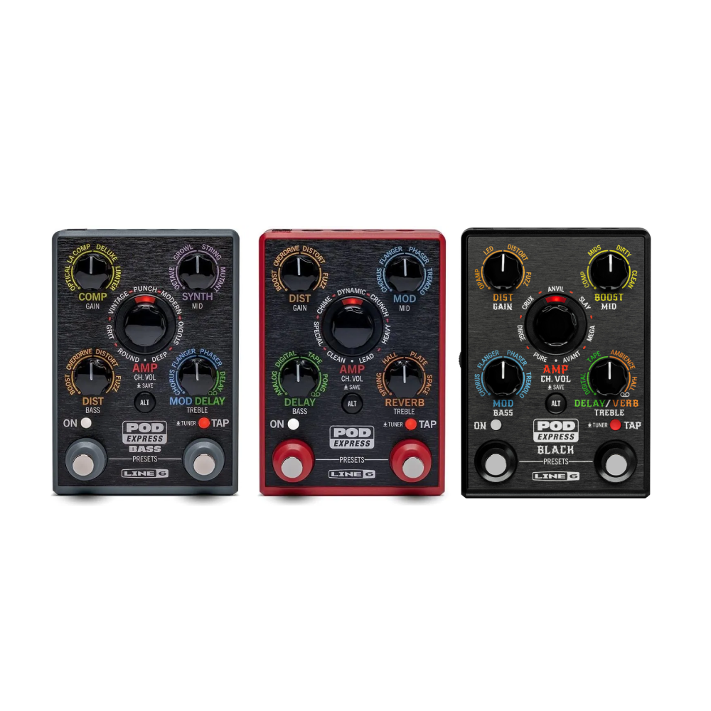 Line 6 Line6 / POD Express 綜合效果器(吉他/貝斯) — 三峽吉他 / Bass