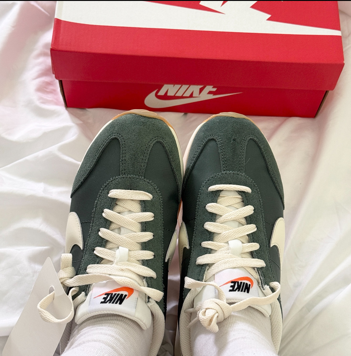 女鞋 NIKE W PACIFIC 綠 復古 麂皮 膠底 經典 休閒鞋【HM4771-300】