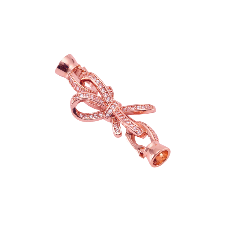 雙蝴蝶｜K金｜尾扣