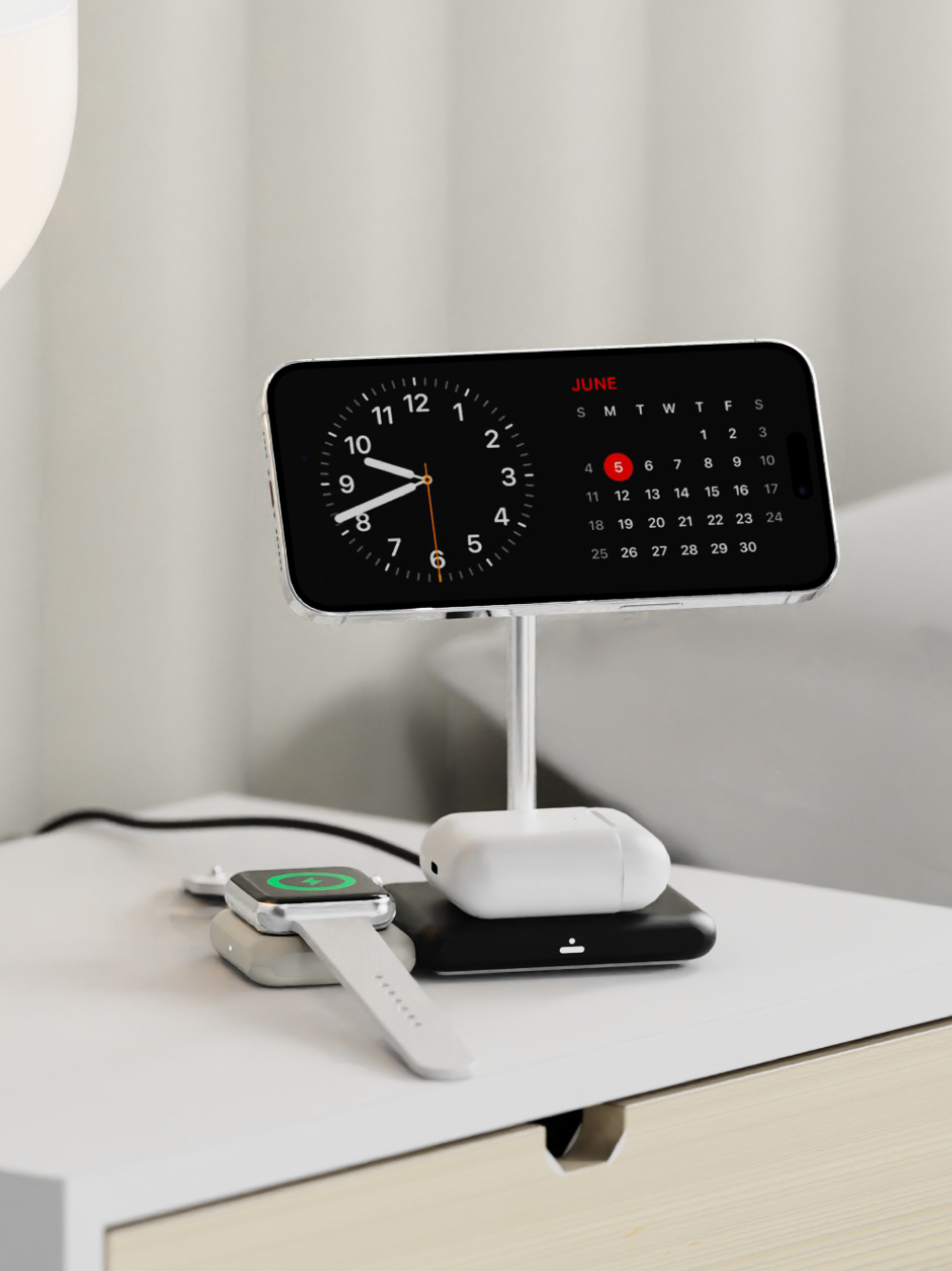 ( 官網獨家 ) Allite WQ1 2+1 磁吸無線充電座 + WA1 2IN1 便攜型雙面充電器