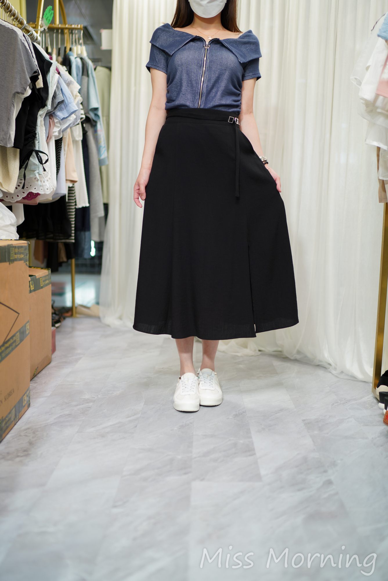 有美感好手感棉麻裙(33984)