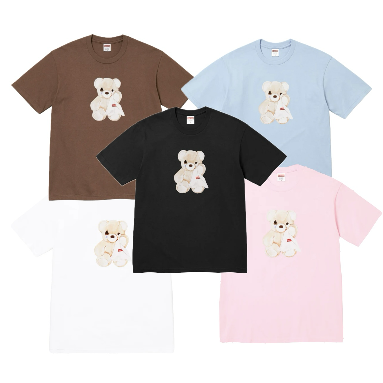 SUPREME 25SS bear Tee 小熊哭泣擦眼淚 短T 短Tee 短袖上衣