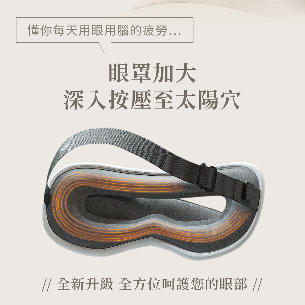 眼罩加大深入按壓製太陽穴