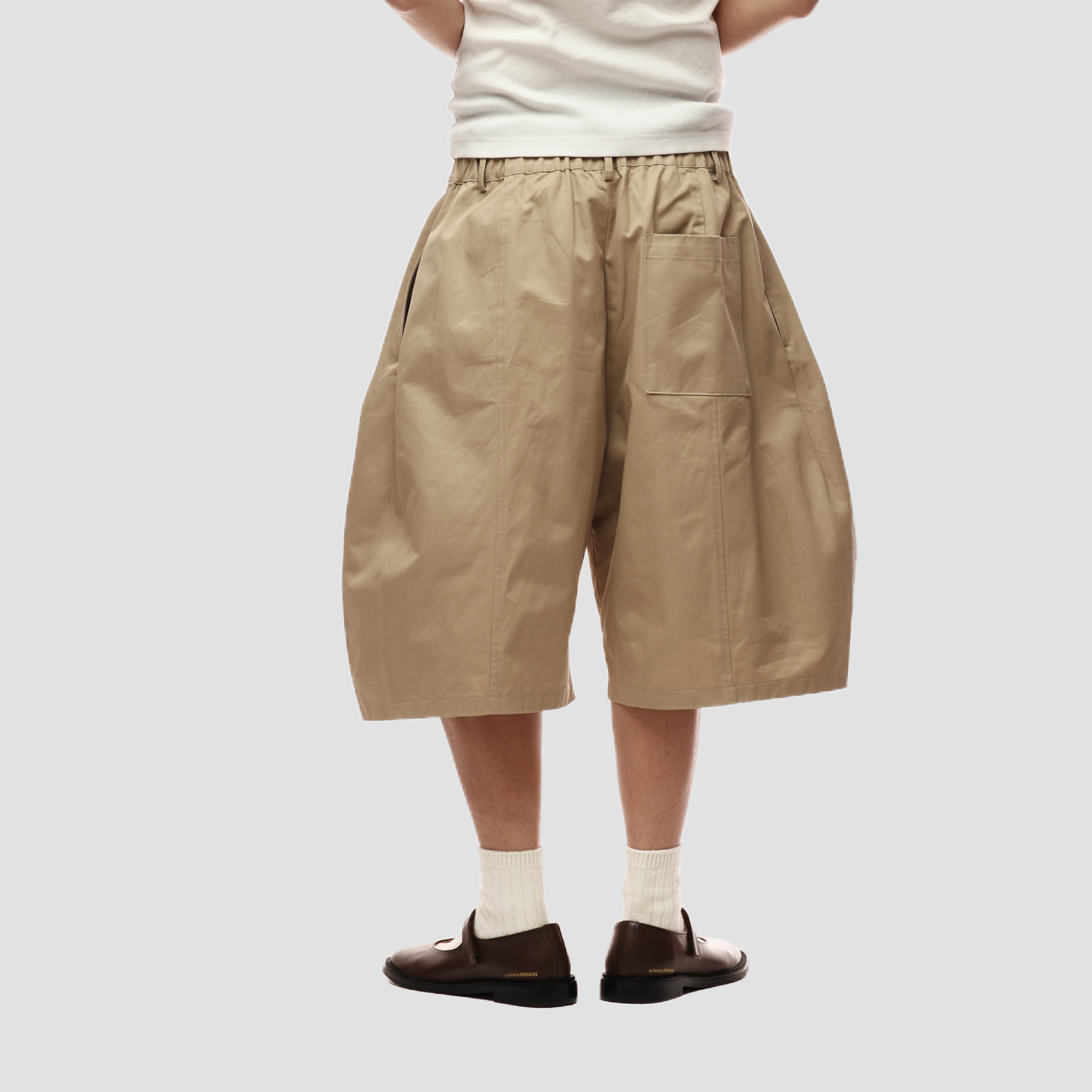 6cRAyon Double-Pleated Shorts 2.0 闊腿雙褶短褲2.0