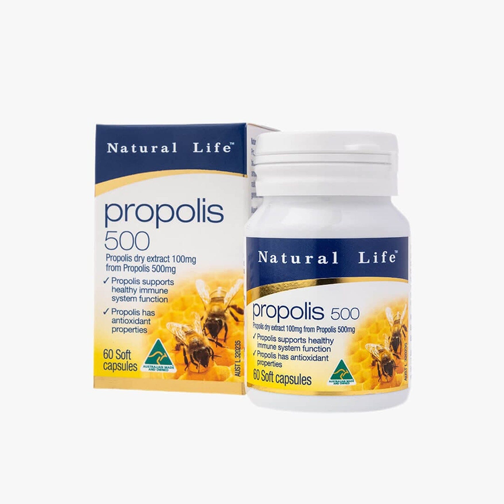 澳洲 Natural Life 蜂膠膠囊500mg 60粒
