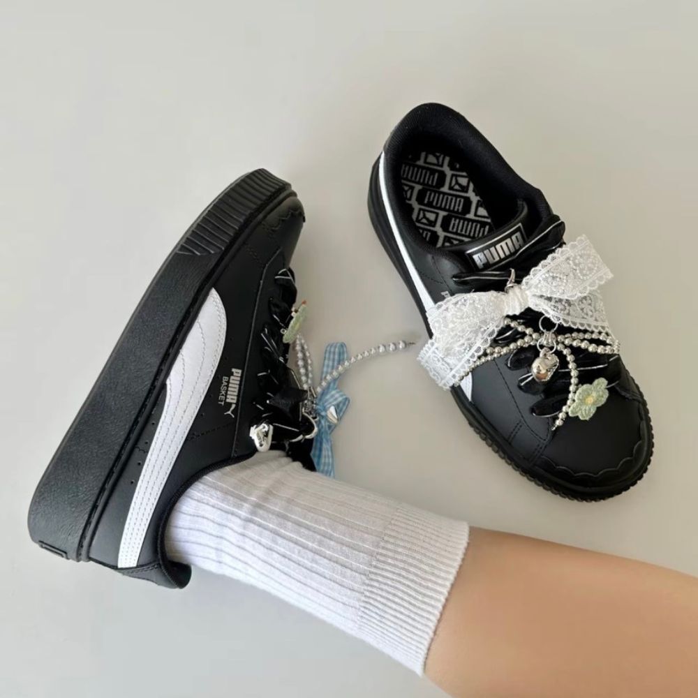 "代購" PUMA Mostro 黑色厚底鞋 蕾絲 女款 404157-02