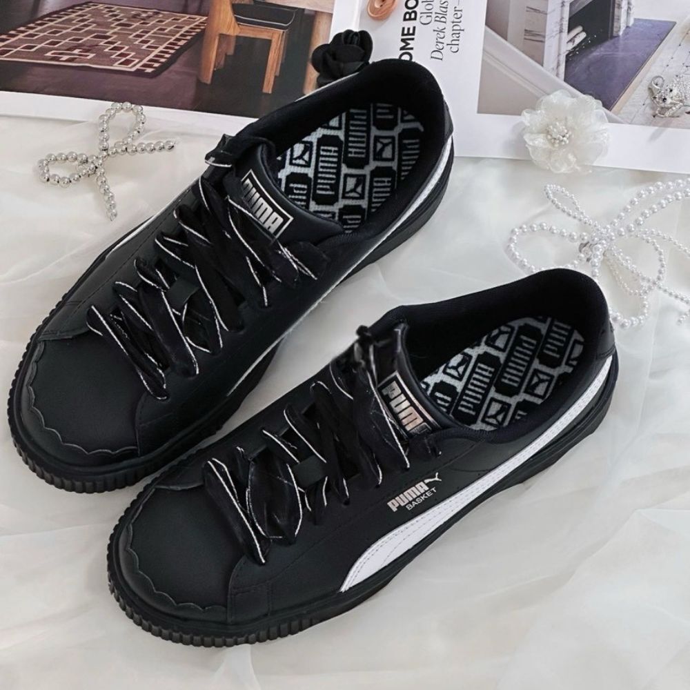 "代購" PUMA Mostro 黑色厚底鞋 蕾絲 女款 404157-02