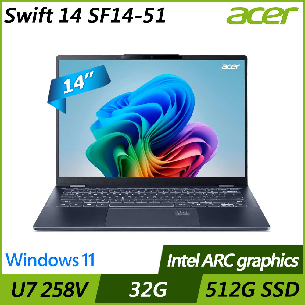 AI麻雀 Version 14 for Windows10 Acer Swift 14 AI (SF14-51 / SF14-51T) - Specs, Tests, and