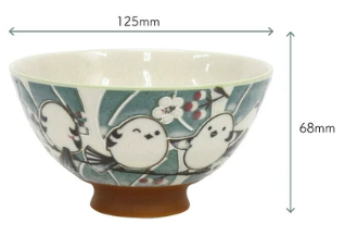 日本美濃燒小鳥瓦碗12.5CM (日本製)