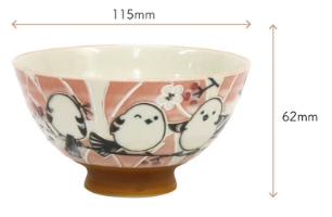 日本美濃燒小鳥瓦碗11.5CM (日本製)