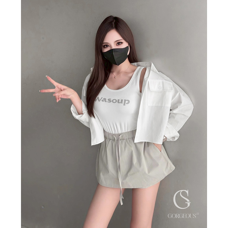 L109  現貨「1+1挺版外套+背心」