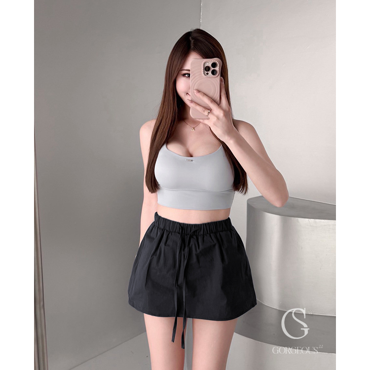 L27 現貨「唯一獨愛！顯瘦短褲裙」