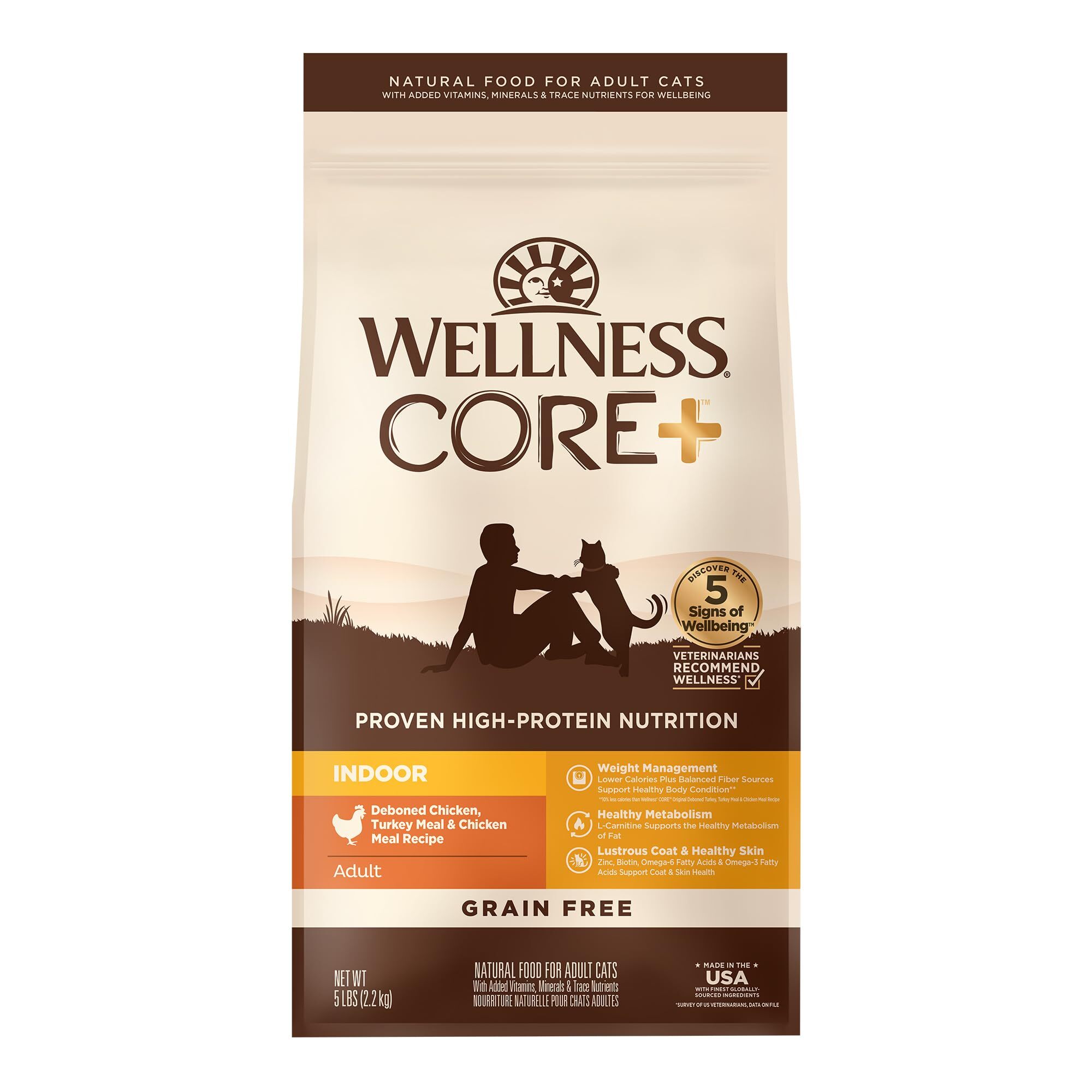 (原裝代理行貨) WELLNESS CORE 室內除臭配方 (無穀物) 5lbs