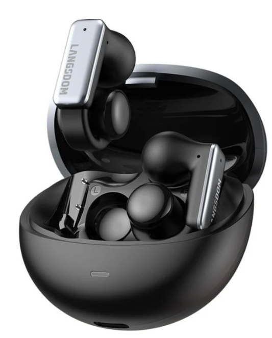 Langsdom TS28 Wireless Earcuff Earphone - Black