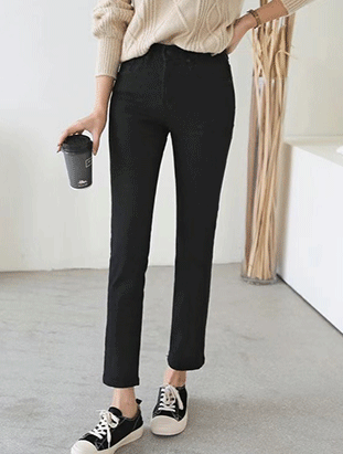 春夏新款/顯瘦貼腿黑褲 MANIFEST正韓🇰🇷